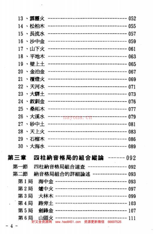 玄真盲派系列06-盲派纳音算命学百度网盘资源