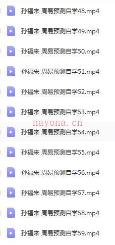 周易预测自学（100集）百度网盘资源
