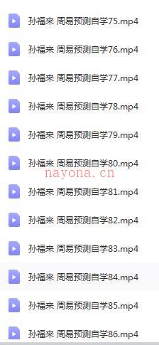 周易预测自学（100集）百度网盘资源