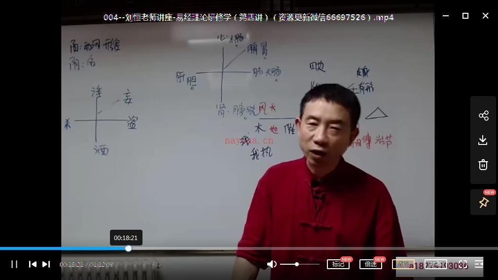 刘恒《易经理论研修学》课程视频15集19个小时百度网盘下载百度网盘资源