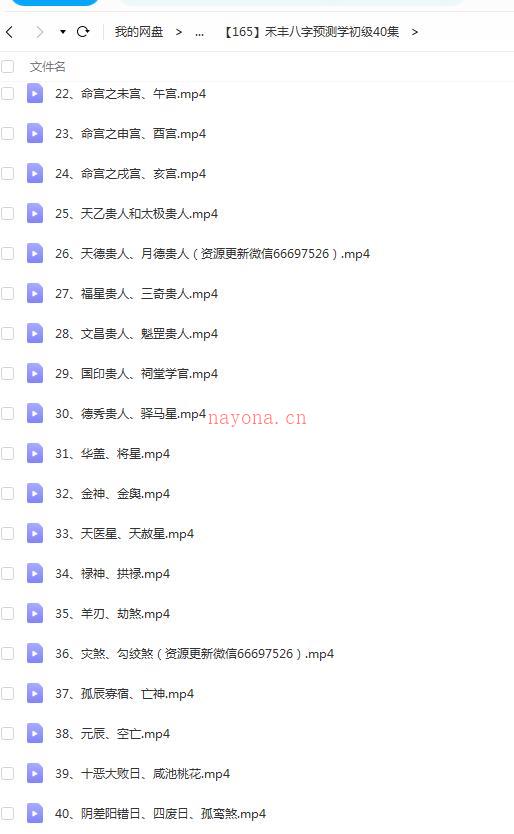 禾丰八字预测学初级40集百度网盘资源