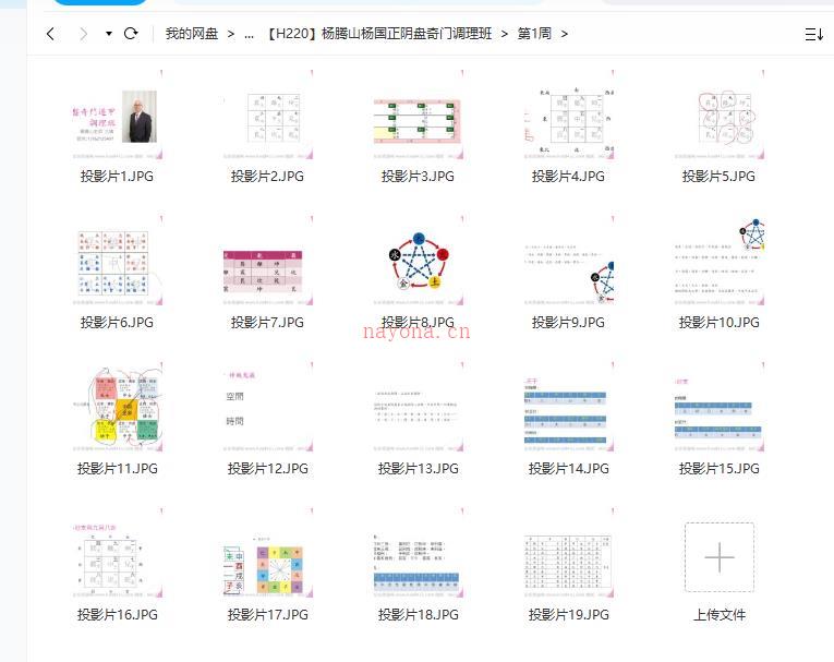 杨腾山杨国正阴盘奇门调理班百度网盘资源