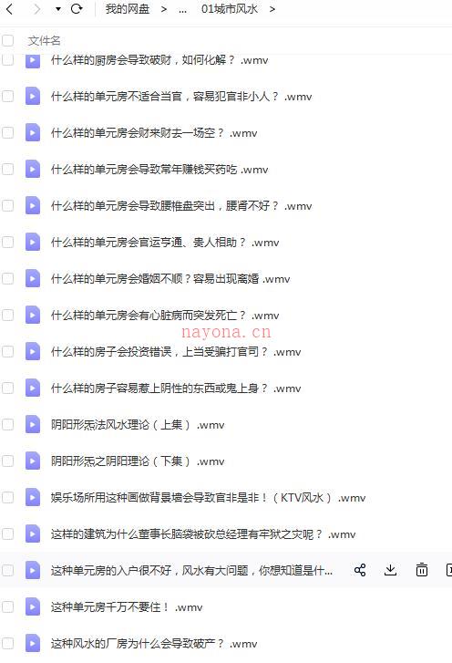 傅国清阴阳法风水城市农村杨公风水视频教程 57集百度网盘资源
