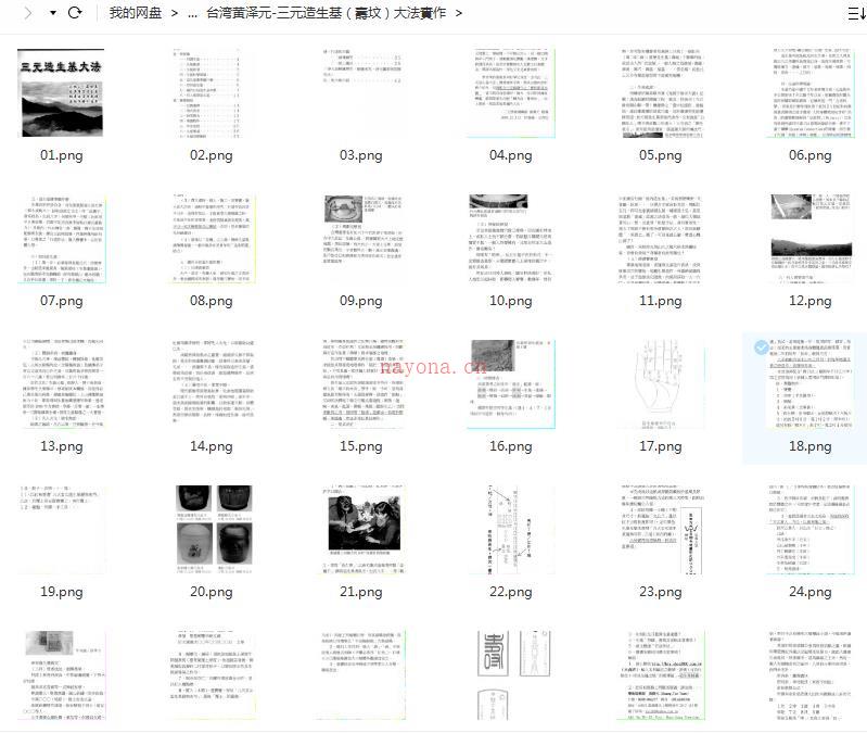 黄泽元种生基资料大全百度网盘资源