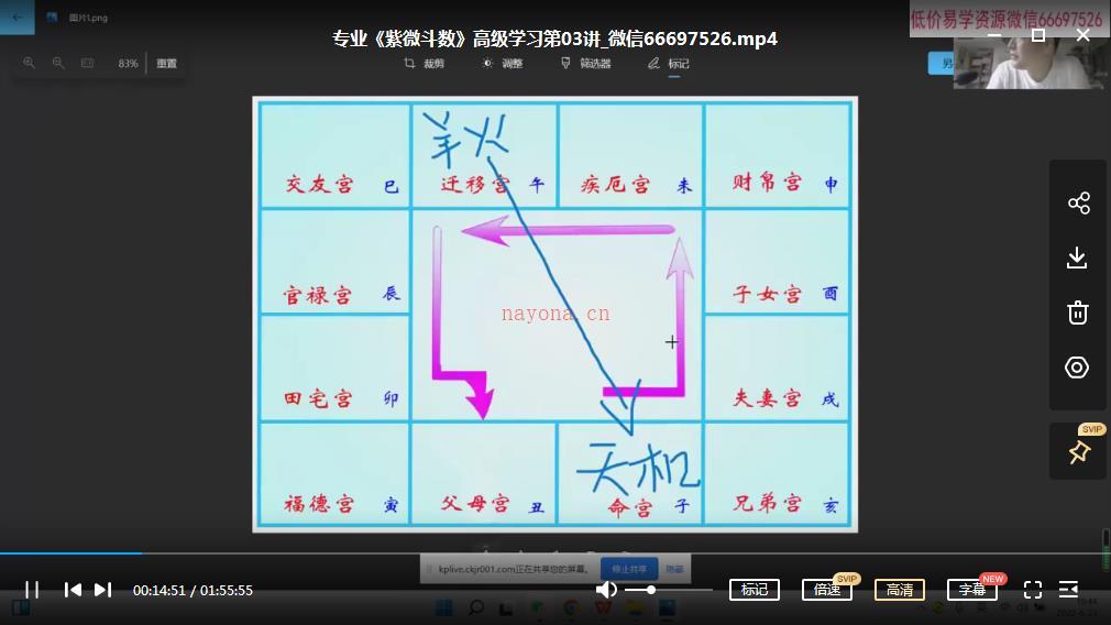 刘兵紫微斗数高级班第二期视频12集百度网盘资源