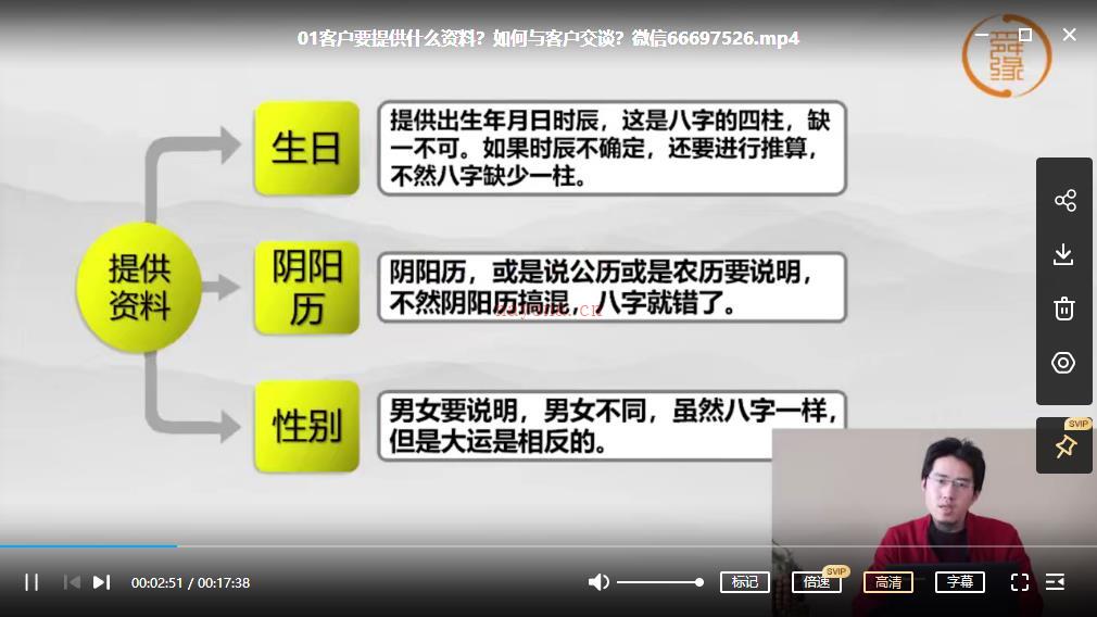 王炳森手把手教你批八字35节课，从头学习，学会为止！百度网盘资源