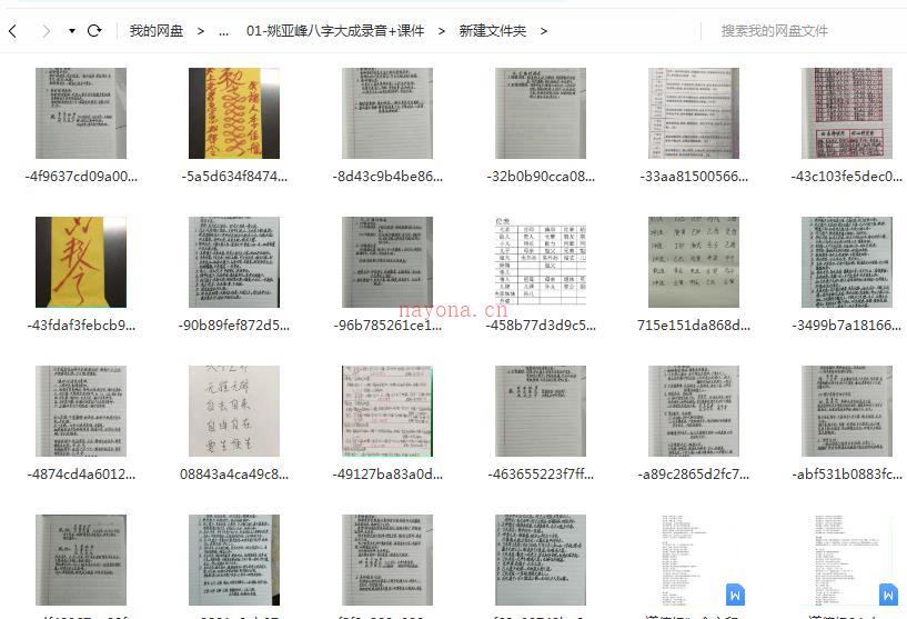 姚亚峰20182019八字大成培训课程347集录音+讲义百度网盘资源