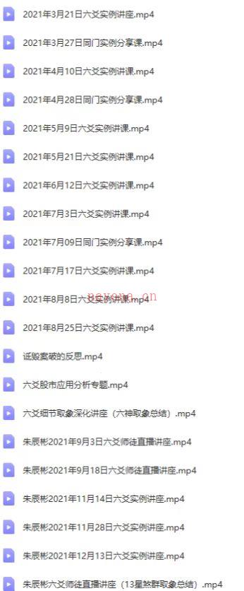 朱辰彬《野鹤六爻深化理论实例讲座》28集视频弟子班高级课程百度网盘资源
