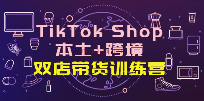 【电商上新】058.TikTok Shop本土+跨境 双店带货训练营（第十五期） 百度网盘资源