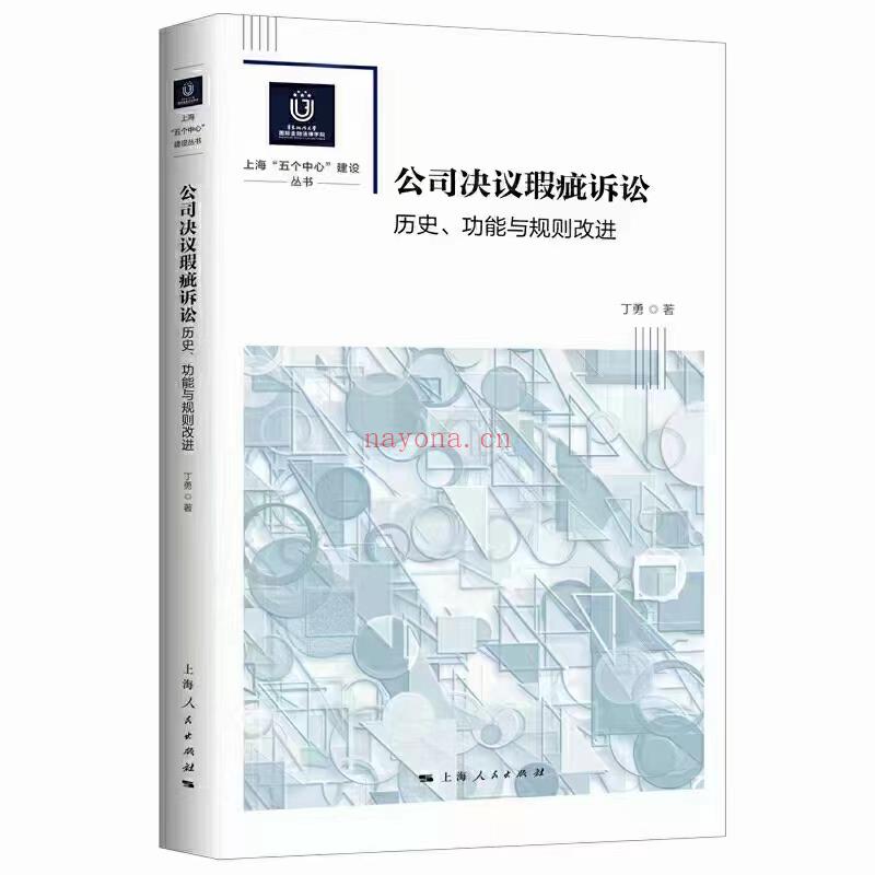 【PDF】339 公司决议瑕疵诉讼 202005 丁勇 百度网盘资源