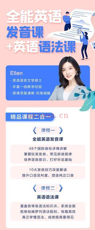 48.00[红包]【Q0049-【ellen】老师精品课程二合一】 百度网盘资源