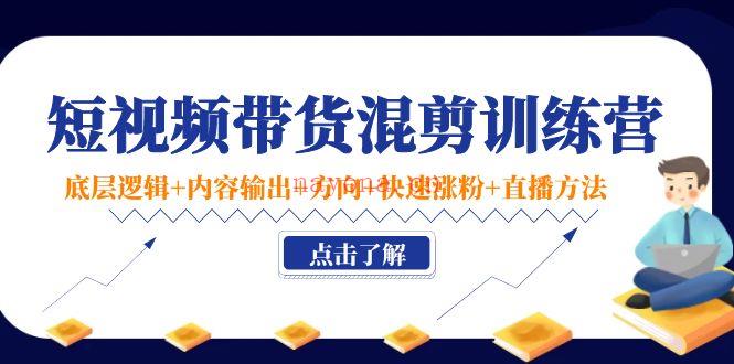 1095.短视频带货混剪训练营 百度网盘资源