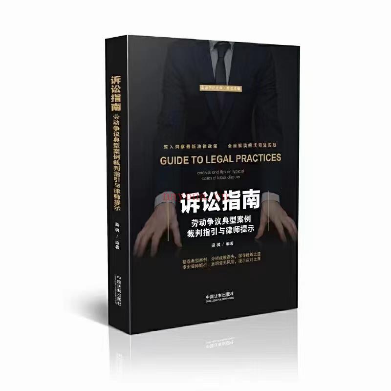 【PDF】381 诉讼指南：劳动争议典型案例裁判指引与律师提示 201804 梁枫 百度网盘资源