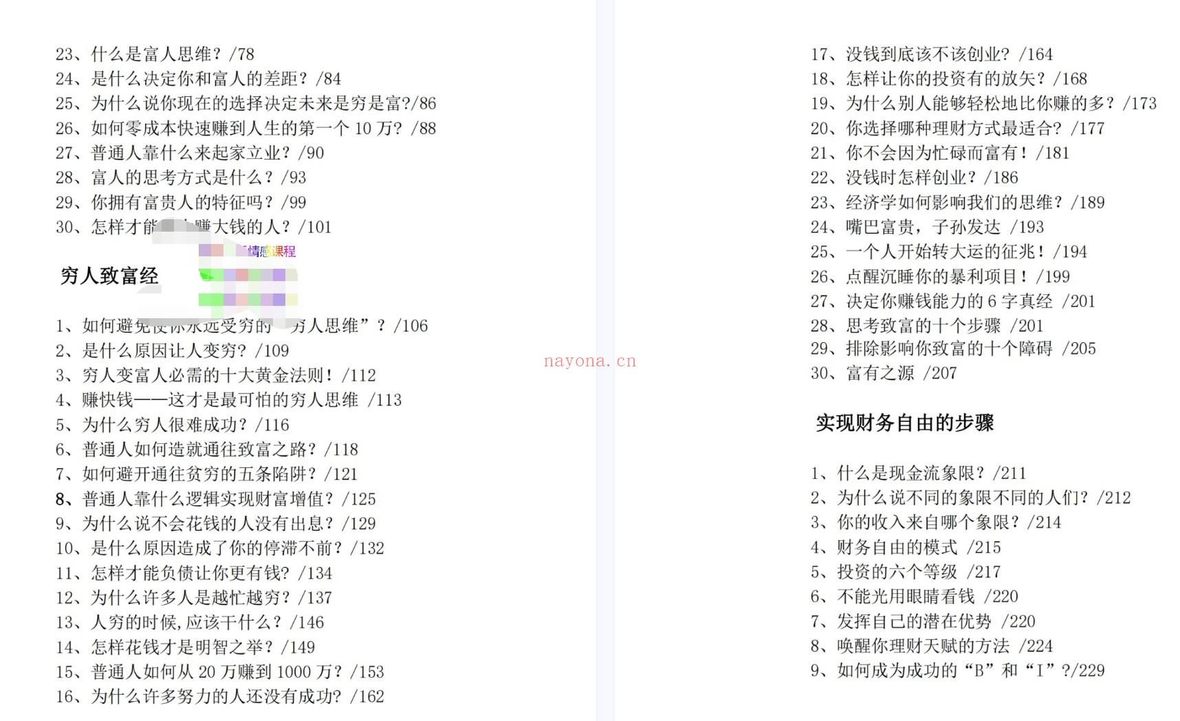 【电子书会员更新】703.《富人成功学 &穷人致富经》.pdf 百度网盘资源