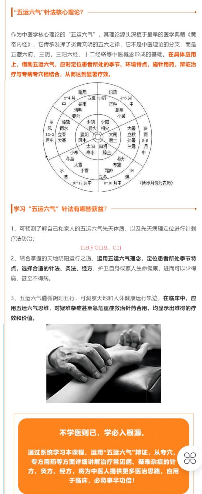 S1348五运六气针法研修班（精品课程）】 百度网盘资源