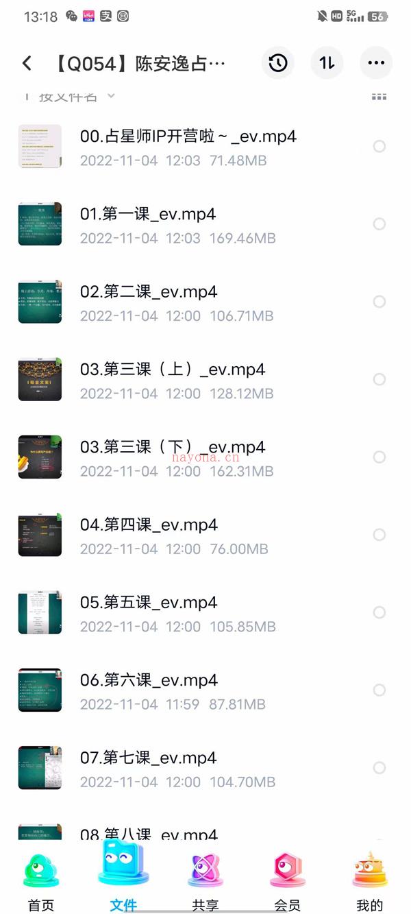 陈安逸占星师IP变现&运势写作课百度网盘资源