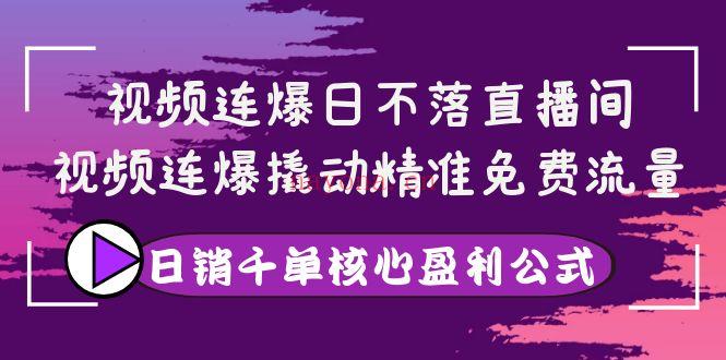 【电商上新】041.小马哥·视频连爆日不落直播间 百度网盘资源