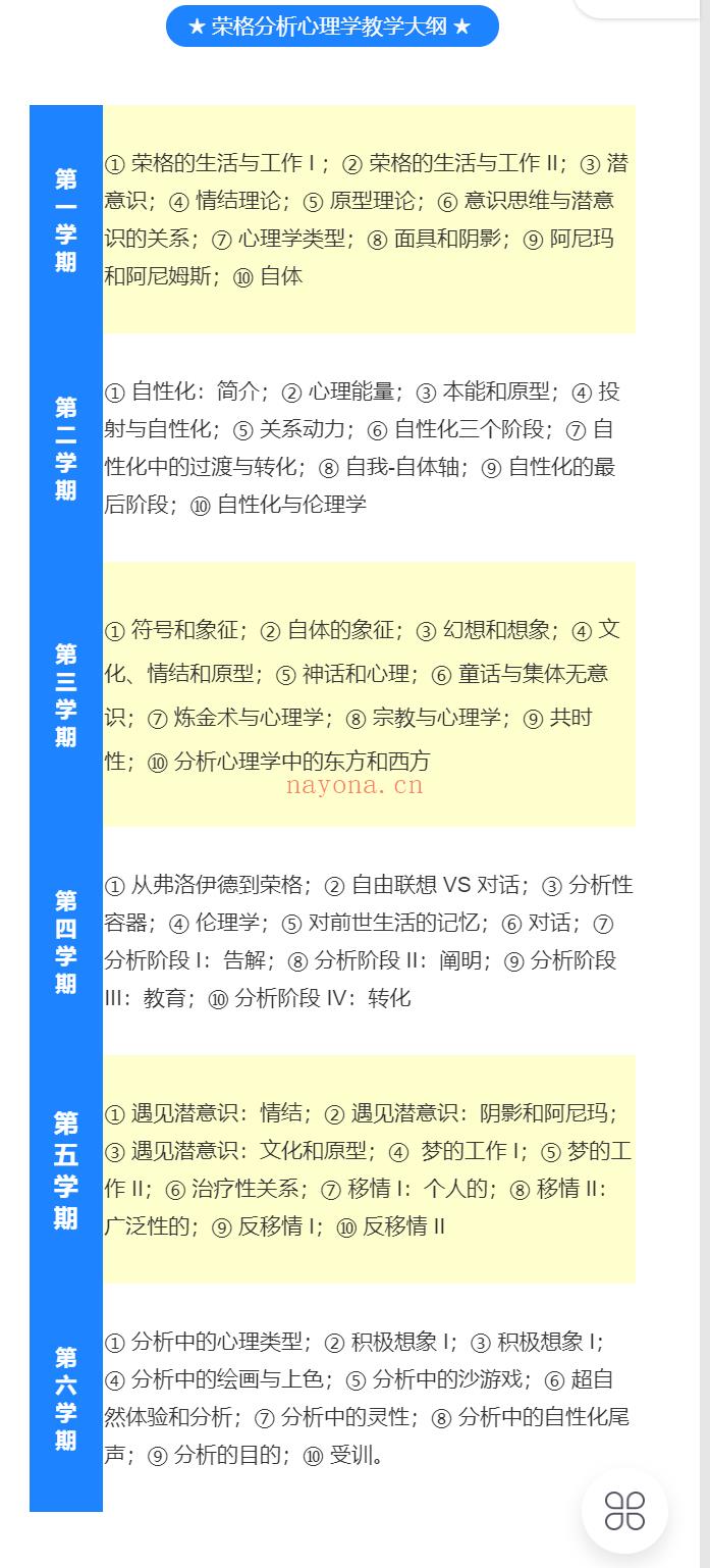 S1861蓝天书院  中瑞分析心理学项目  分析心理学的理论及其临床实践（两年）】 百度网盘资源