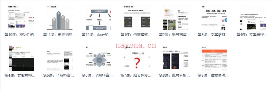 【短视频抖店蓝海暴利区】【课程上新】《抖音文案号运营课》●短 百度网盘资源