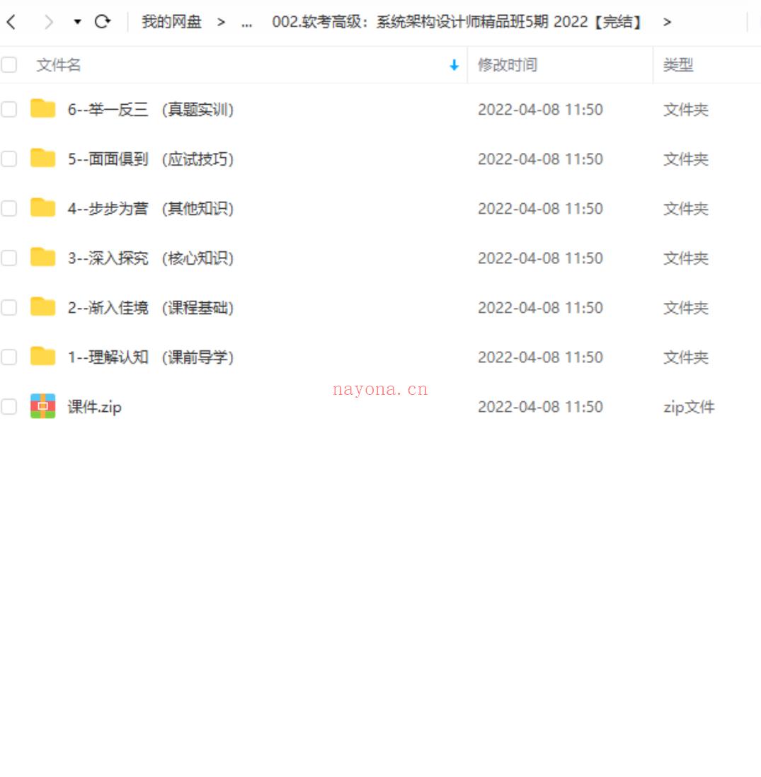 【IT2区上新课程】【好课】002.软考高级：系统架构设计师精品班5期 2022【完结】 百度网盘资源