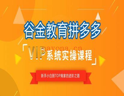 【A5019拼多多VIP系统直播及回放课程【电商会员】】 百度网盘资源