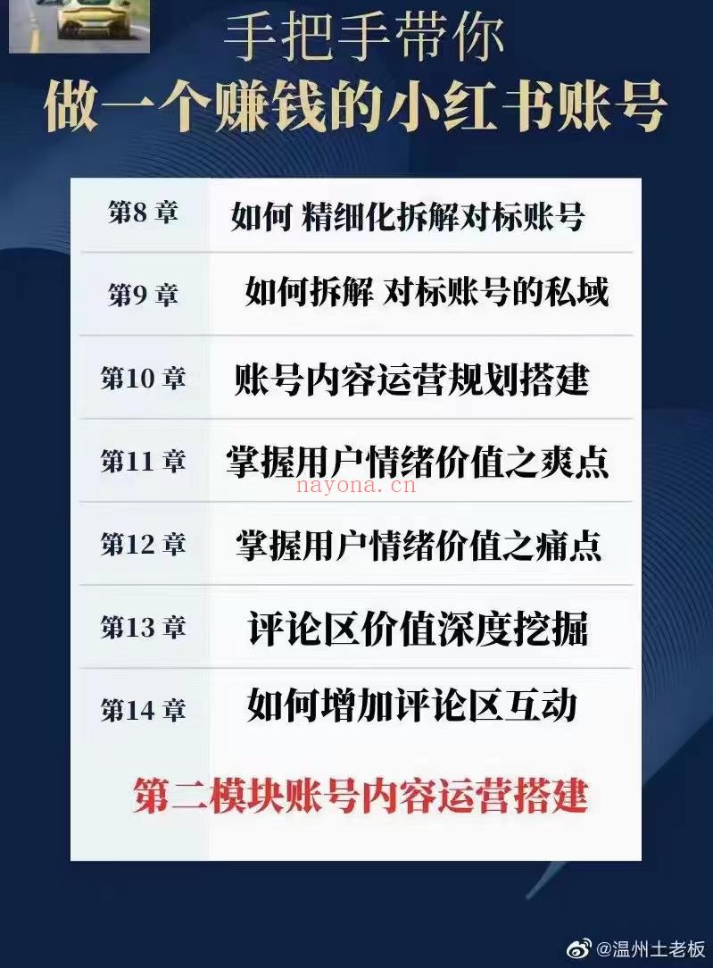 【短视频抖店蓝海暴利区1.0】【手把手教你做一个赚钱的小红书账号】 百度网盘资源