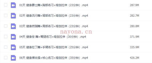 【瑜伽健身上新】【066 《健身舞：减脂塑形视频课》】 百度网盘资源
