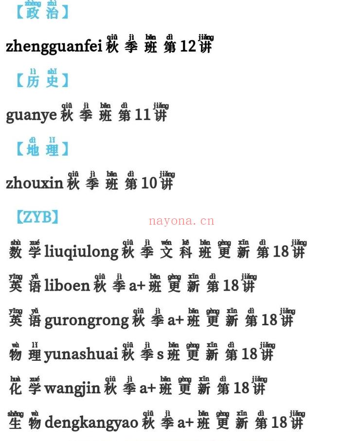 【2023高三届更新】1114期百度网盘资源