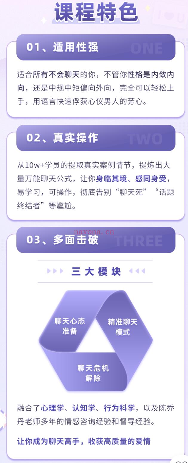 S2031【高情商聊天高阶课】破除嘴笨、尬聊、没话说的12大技巧，撩动男人心让他爱上跟你聊【陈乔丹】百度网盘资源