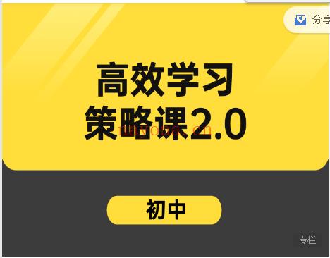 S2077梅耶高效学习策略2.0初中百度网盘资源