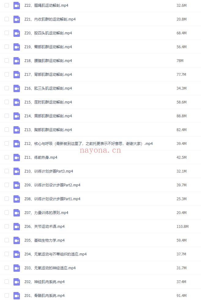 【瑜伽健身上新】【070 力量训练基础-02、中级百度网盘资源