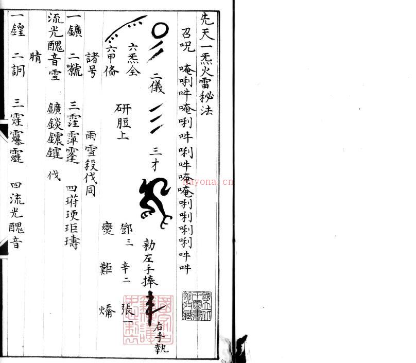 道法符咒《诸阶火雷大法》14页百度网盘资源