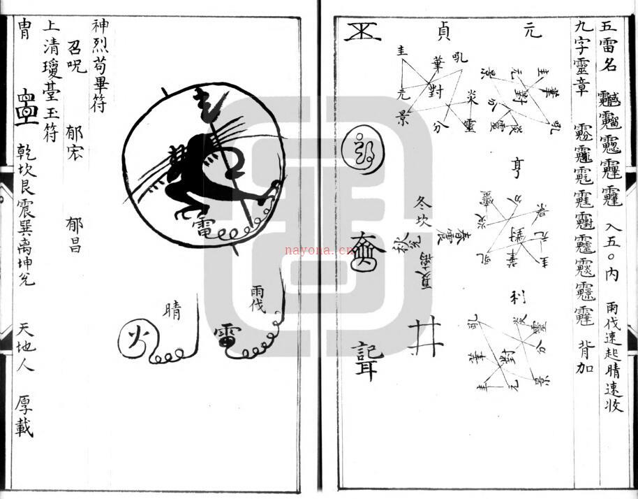 道法符咒《诸阶火雷大法》14页百度网盘资源