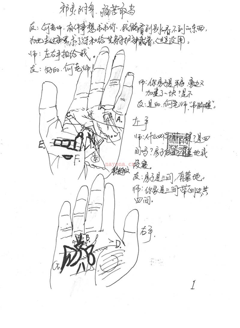 何道旺 相法实战案例 玉手点乾坤