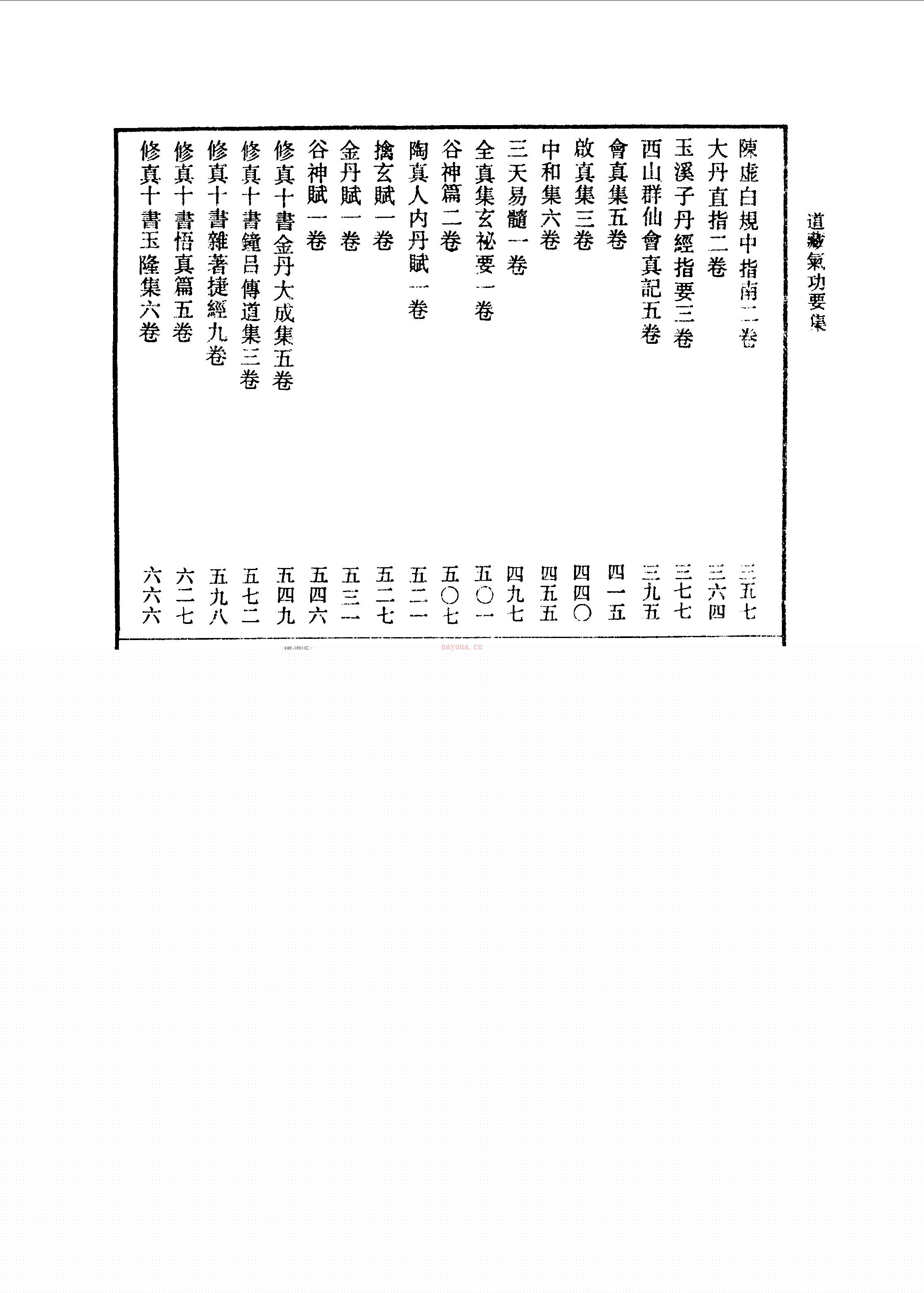 道藏气功要集