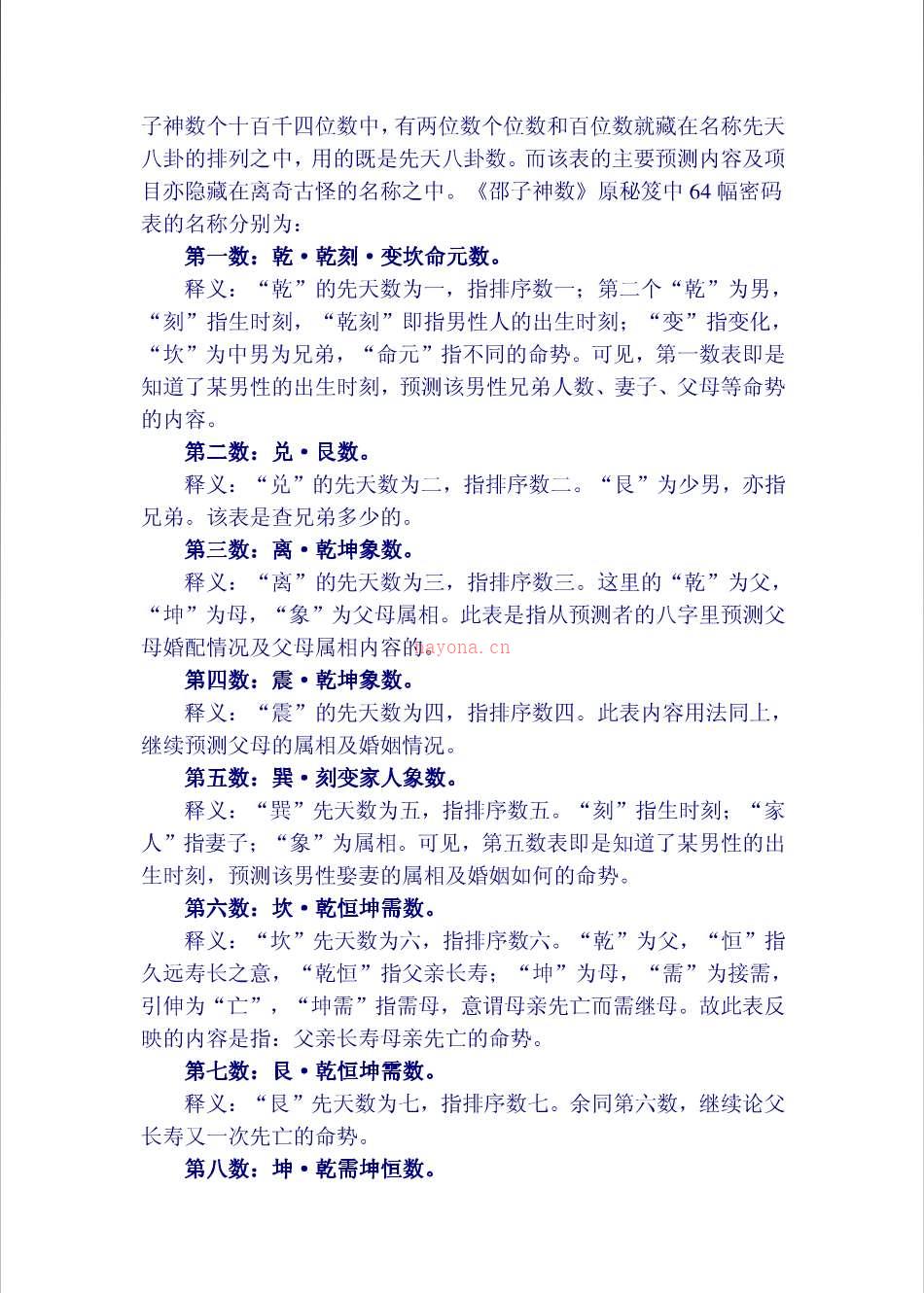 王相山 关于《邵子神数密码研究》