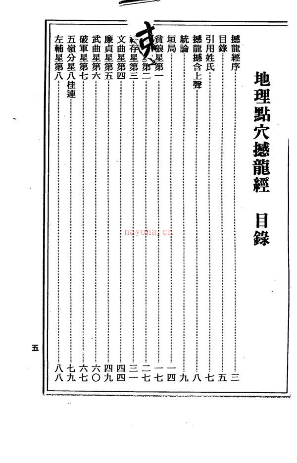 地理点穴撼龙经 附辩论三十篇 杨筠松