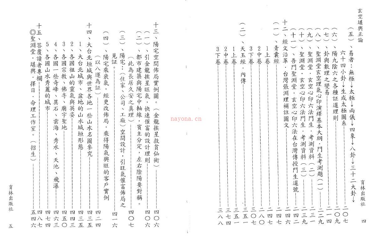 张渊理《玄空堪舆正论》280页双页版(玄空阳宅实例张渊理著)