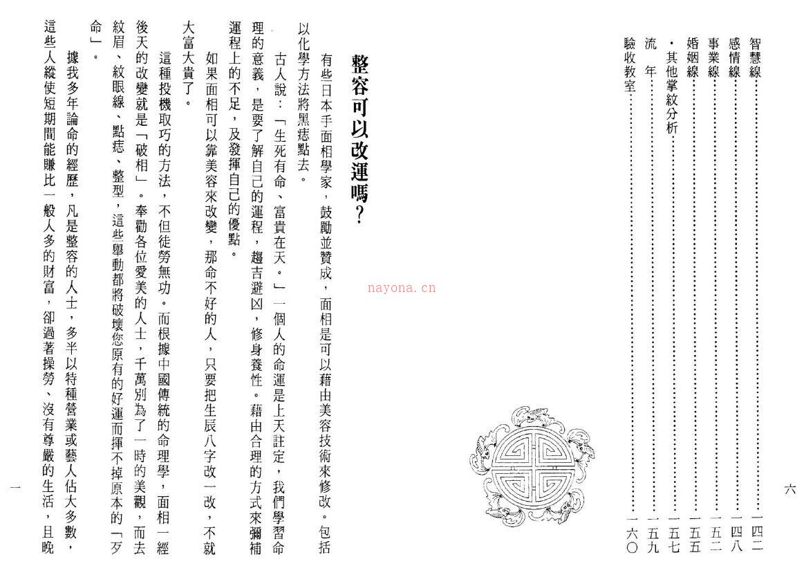 诸葛绫 张樱馨《从面相手相看运势》86页双页版