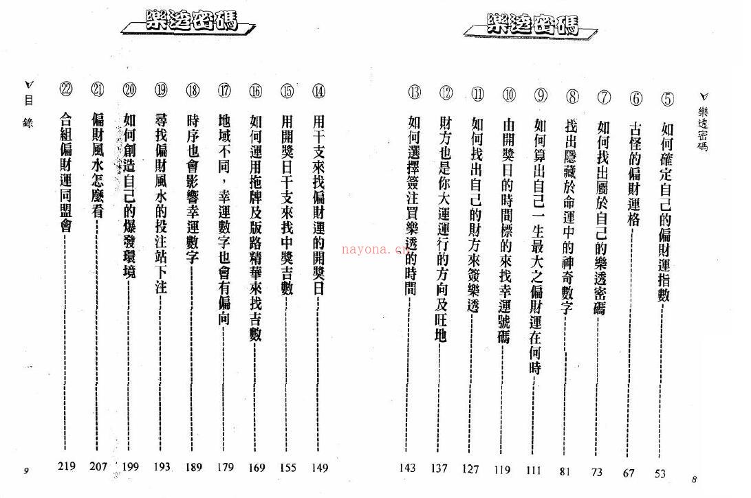 法云居士《乐透密码》145页双页版