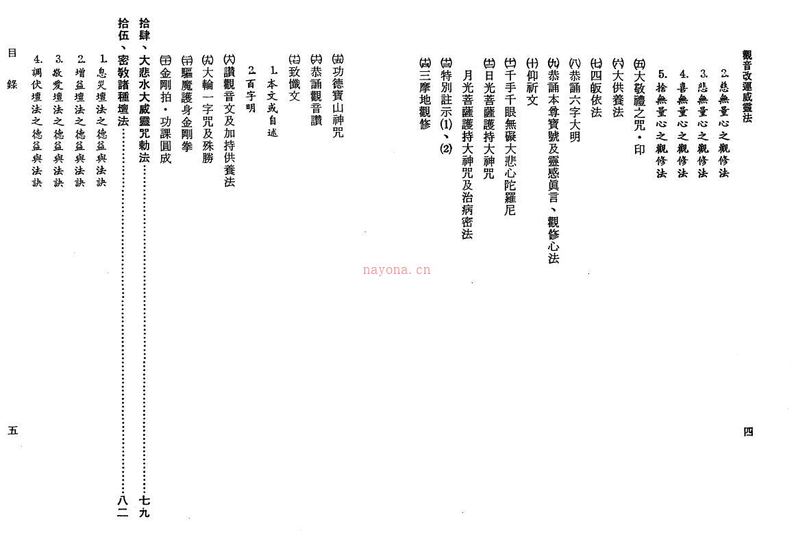 钟灵馨光《观音改运威灵法》94页双页版