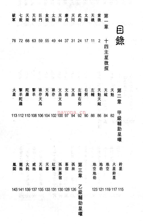 马君程《紫微斗数全貌谈星论曜》338页