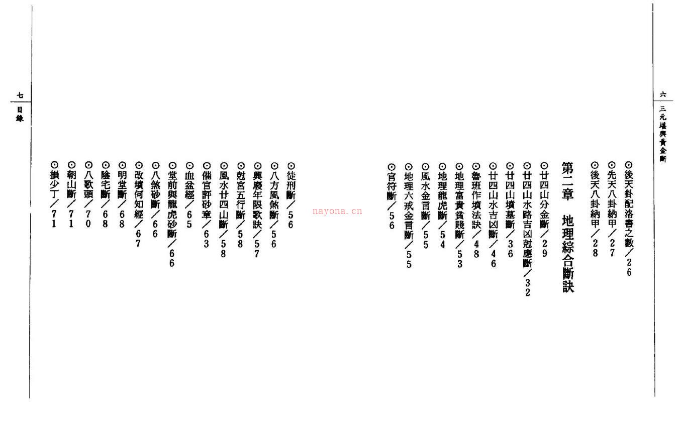 庄文寿《三元堪舆黄金断》93页双页版
