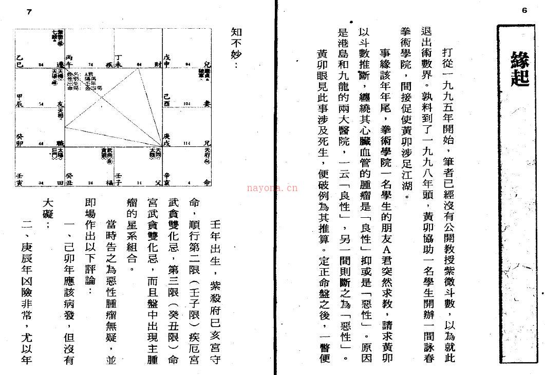 黄卯《紫微斗数断事168局》216页双页版