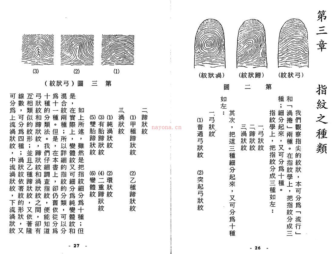 长谷川滔浦《命运指纹学》74页双页版