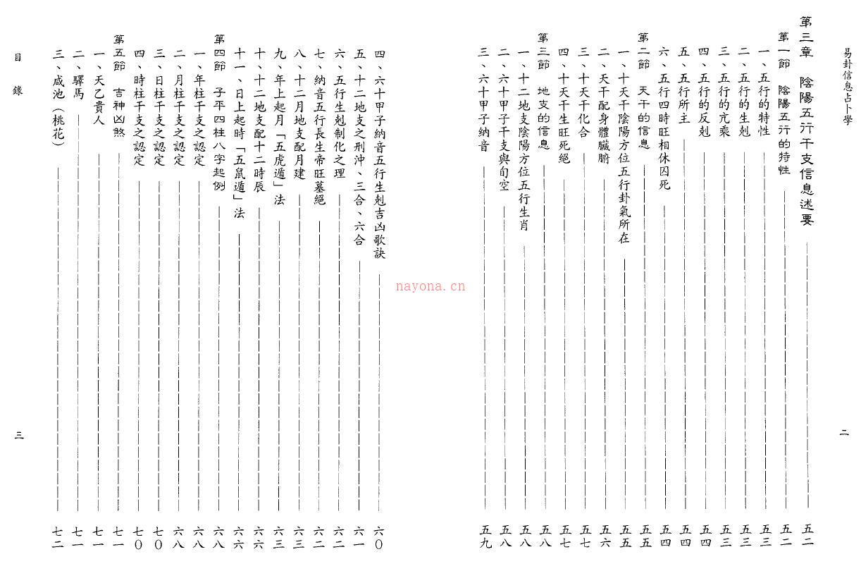 星云山人《易卦信息占卜学》202页双页版