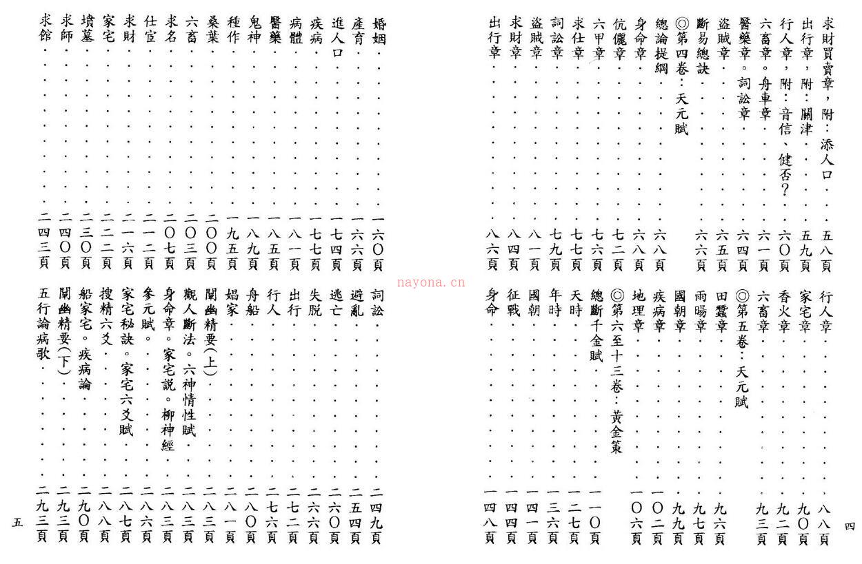 姚际隆《卜筮全书》153页双页版