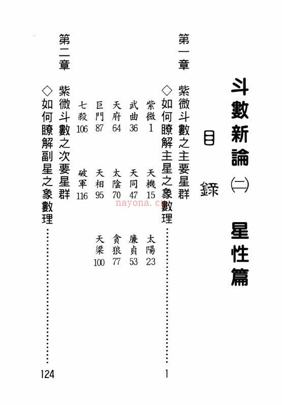 许贵善《斗数新论 星性篇》206页