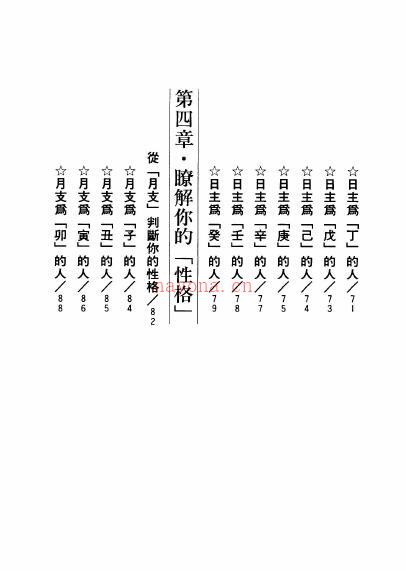 鲍黎明《先天八字推命术》210页