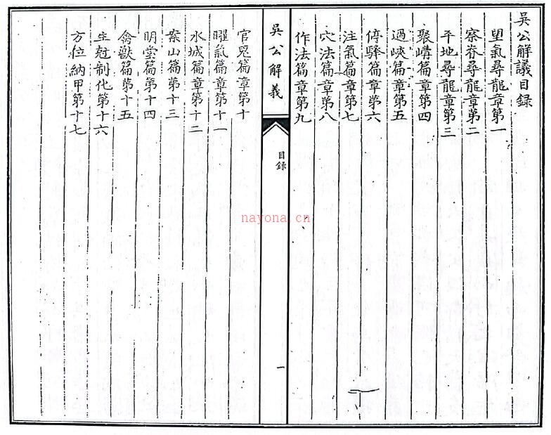 风水古籍《新刻吴公解义》76页双页版